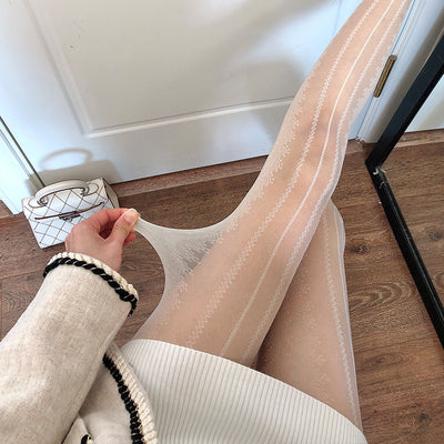 Medias Estilo Japonés con Encaje - Pantys Finos Resistentes al Desgarrado - Image 4