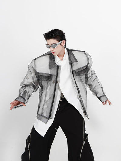Abrigo Largo Punk Street para Hombre - Manga Larga Estilo Senior - Image 5