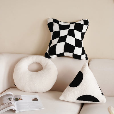 Almohada a Cuadros para Sofá de Sala de Estar - Image 17