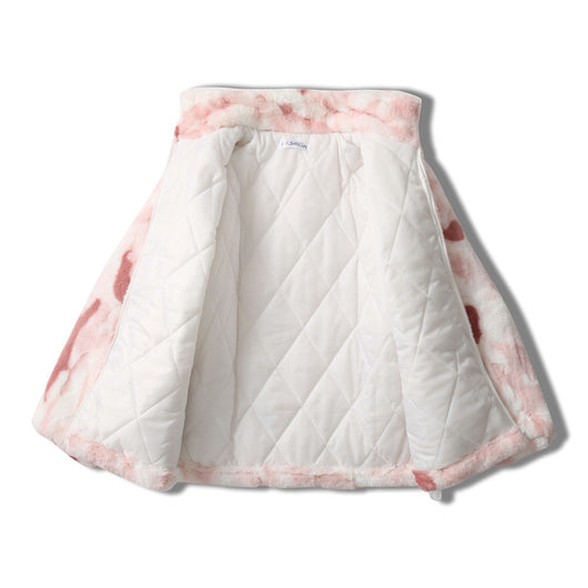 Abrigo de Cachemir Tie Dye con Cuello Mao Unisex - Image 10