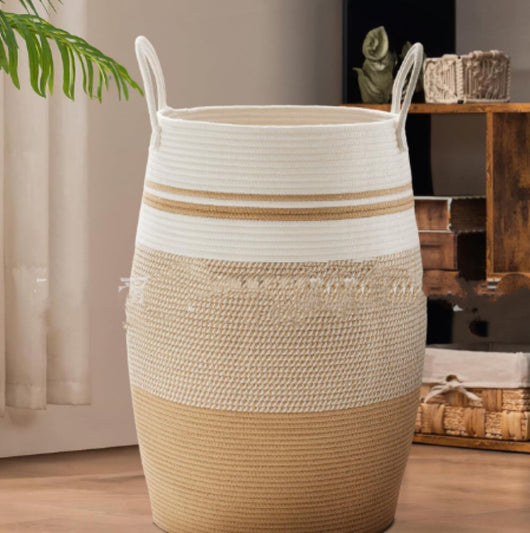 Cesto de Ropa Organizador Grande con Estilo Moderno - Image 9