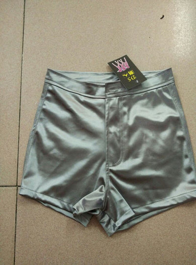 Shorts Retro de Cintura Alta con Bolsa Lateral para Cantantes - Image 8