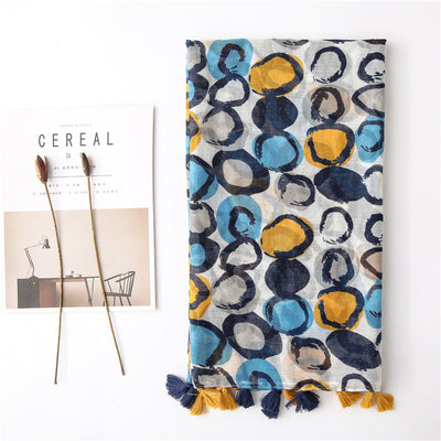 Pañuelo de Algodón y Lino para Mujer - Image 3