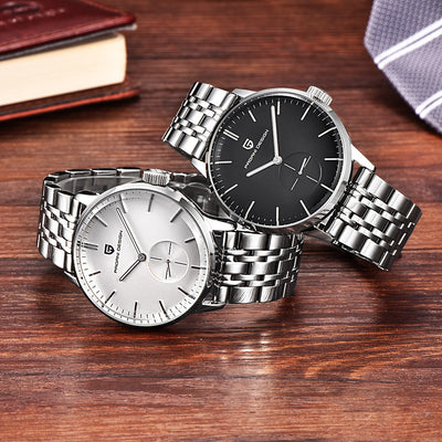 Reloj de Acero Bergani con Banda de Cuarzo - Image 2