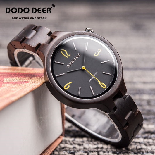 Reloj de Cuarzo Luminoso con Madera Natural - Image 21
