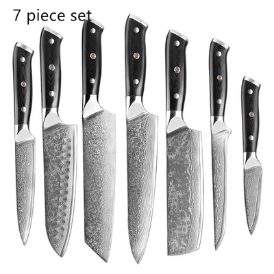 Cuchillo Chef Damasco Acero Inoxidable Estilo Occidental - Image 9