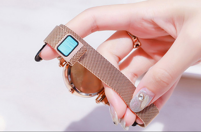 Reloj Mujer Cielo Estrellado con Malla Magnética y Cristal de Cuarzo - Image 6