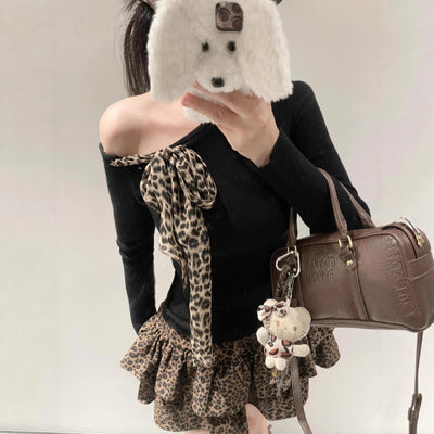 Blusa Ajustada de Manga Larga con Tirantes - Estilo Otoño Deseo - Image 3