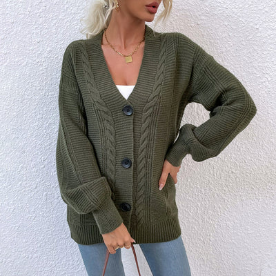 Chaqueta Suéter con Botones para Mujer - Image 6