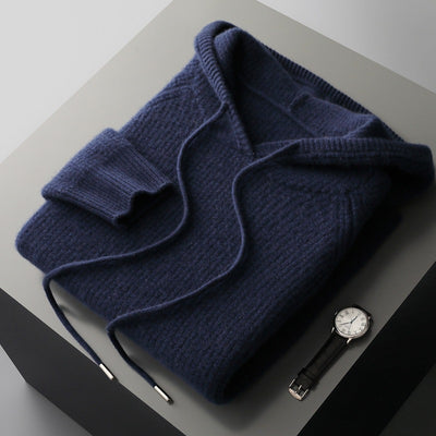 Suéter de Cachemira con Capucha para Otoño e Invierno - Image 4