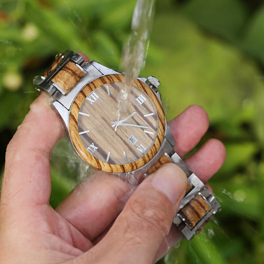Reloj de Cuarzo para Hombre en Madera - Resistente al Agua - Image 20