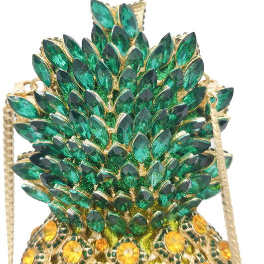 Clutch de Banquete con Piña y Cristales Brillantes - Image 3