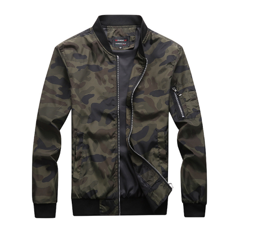 Chaqueta Bomber de Camuflaje para Hombre - Image 12