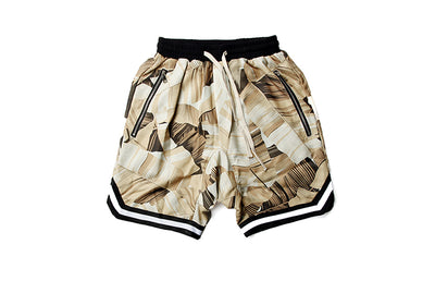 Shorts Hip Hop Hombre Verano - Diseño Floral y Cuadros con Bolsillos Grandes - Image 3