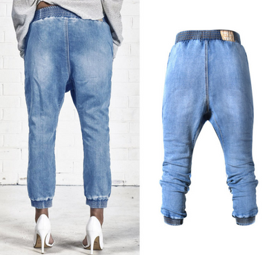 Jeans Elásticos Talle Alto Mujer Talla Grande Comodidad Total - Image 4