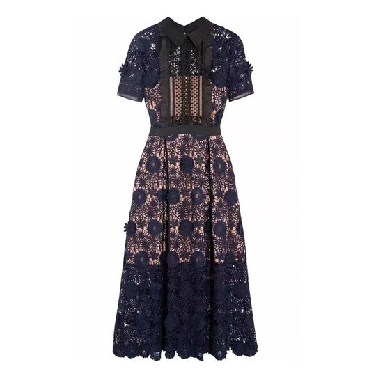 Vestido Largo de Manga Corta - Image 5