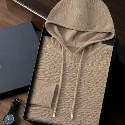 Suéter de Cashmira con Capucha para Hombre Otoño Invierno - Image 10