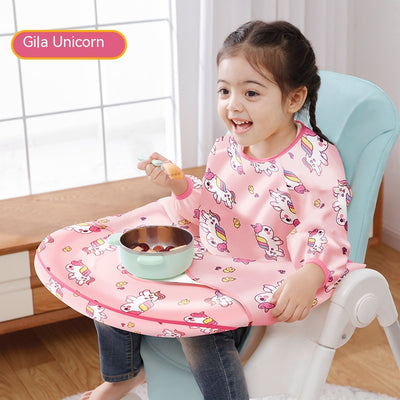 Babero Delantal para Bebé con Cobertura para Silla de Comer, Resistente al Agua y Desmontable - Image 5