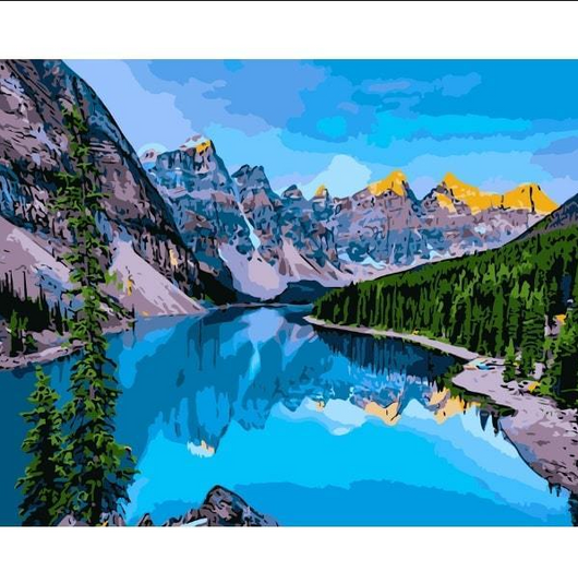 Kit Pintura por Números - Paisaje de Montañas de Alaska - Image 7