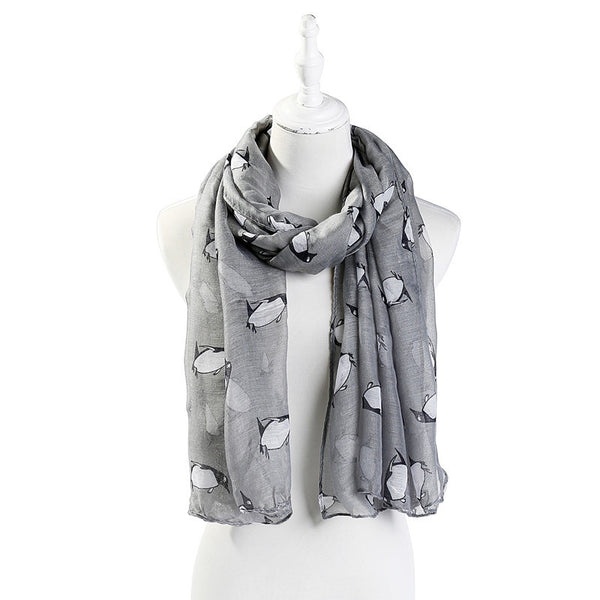 Chal Estampado Pingüinito Encantador