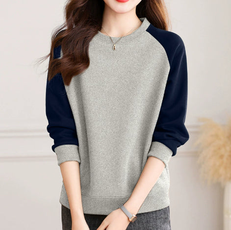 Sudadera Cuello Redondo con Mangas Raglán para Mujer - Image 10