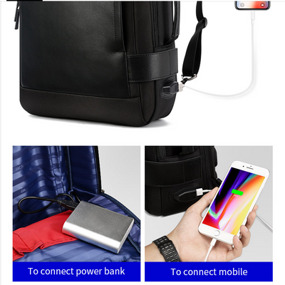 Mochila Ejecutiva Inteligente con Carga USB - Resistente al Agua - Image 8