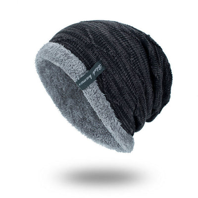 Gorro de Lana Tejido con Diseño Diagonal y Protección para Barbilla - Image 18