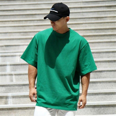 Playera Deportiva de Algodón Cuello Redondo Talla Grande