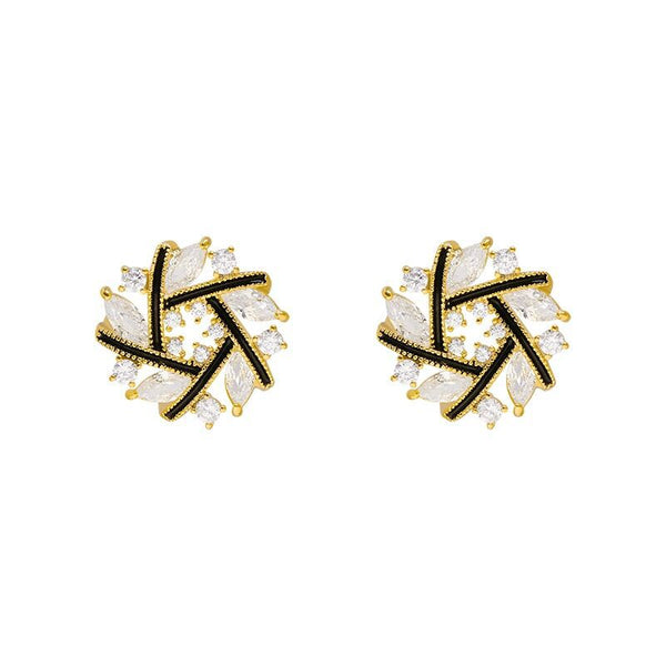 Aretes de Plata 925 Temperamento Minimalista Aguja