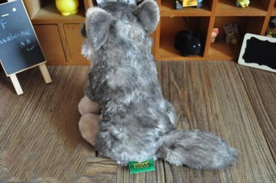 Peluche Lobo Gris Realista - Juguete de Simulación Premium - Image 5