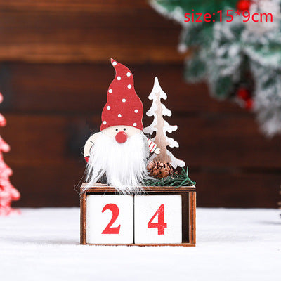 Adornos Navideños de Madera con Celebridades - Caja de Regalos para Adultos Mayores - Image 30