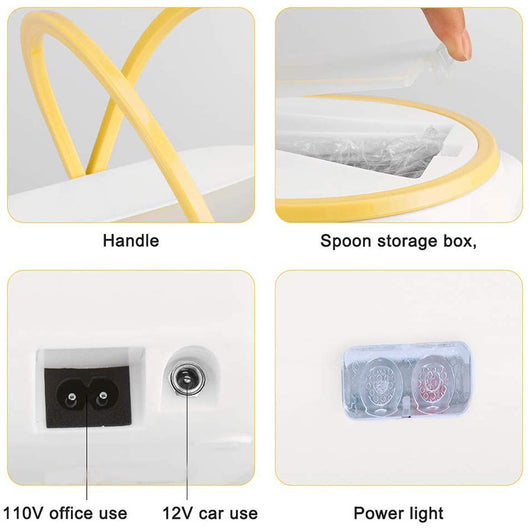 Lonchera Eléctrica de Tres Compartimentos para Auto y Oficina - Image 3