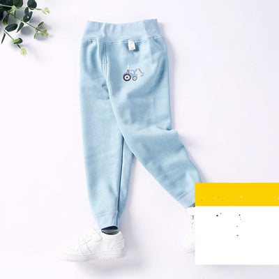Leggings Infantiles de Color Liso con Forro de Terciopelo - Image 17
