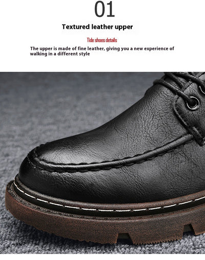 Botas Martin de Cuero Casual Estilo Británico - Image 15