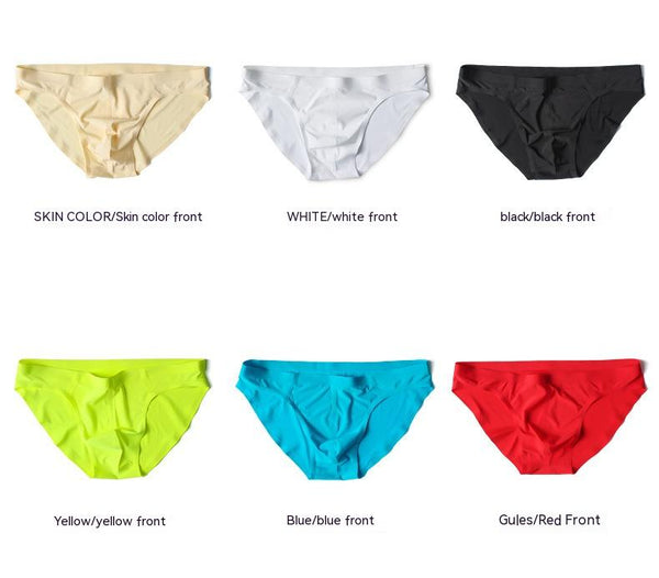 Calzoncillos Tipo Boxer Ice Silk sin Costuras para Hombre