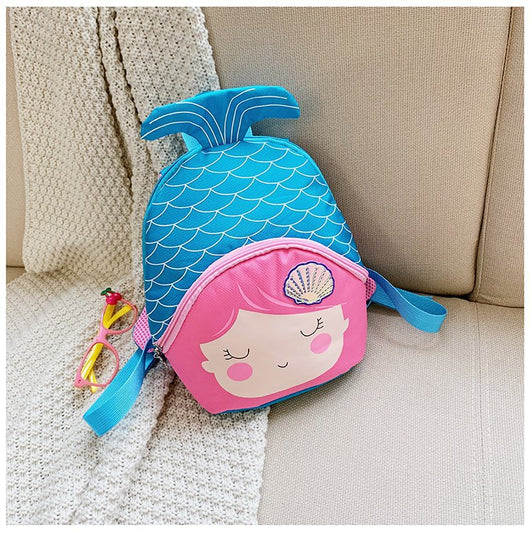Mochila Infantil Sirena con Cierre de Seguridad para Niñas - Image 5