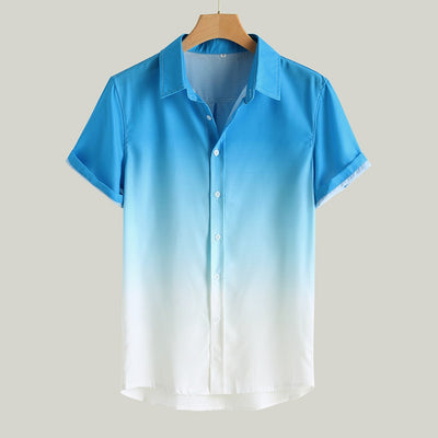 Camisa de Manga Corta con Degradado para Hombre - Image 18