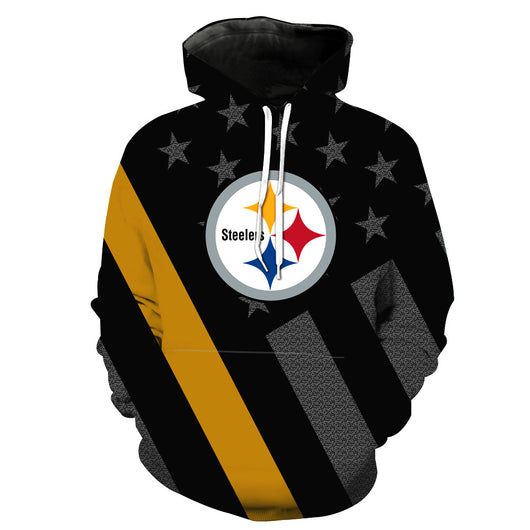 Sudadera Hoodie Unisex 3D Estampado Pittsburgh - Diseño Moderno y Cómodo