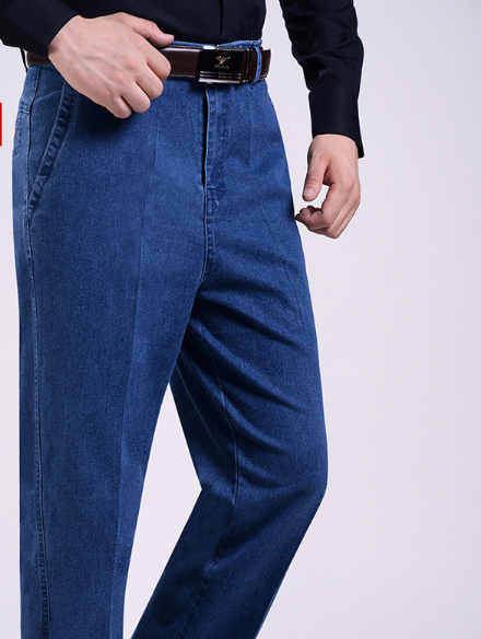 Jeans Elásticos para Hombre Mayor - Cintura Cómoda y Ajuste Holgado - Image 4