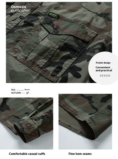 Polo de Otoño para Hombre - Camisa Clásica de Cuello - Image 13