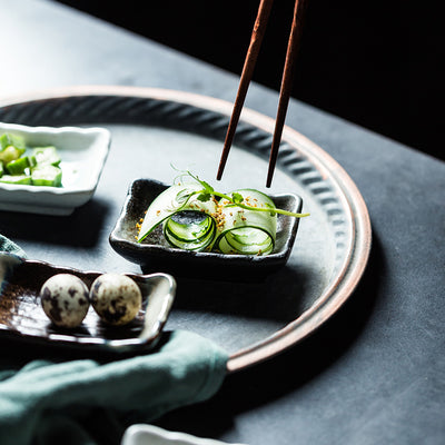 Plato Ceramista Japonés para Salsas y Condimentos - Image 2