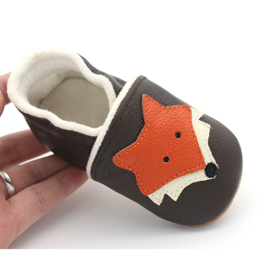 Zapatos de Cuna Mr. Fox en Cuero Genuino - Image 2