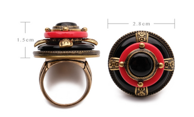 Anillo Vintage de Ágata Natural con Abeja para Hombre y Mujer - Image 7