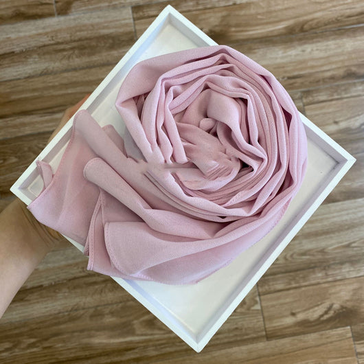 Pañuelo Hijab de Gasa Perlada Liso para Mujer - Image 63