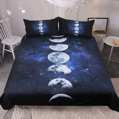 Juego de Textiles para el Hogar Lunar de 4 Piezas