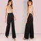 Jumpsuit Elegante con Lentejuelas y Cuello Halter para Mujer