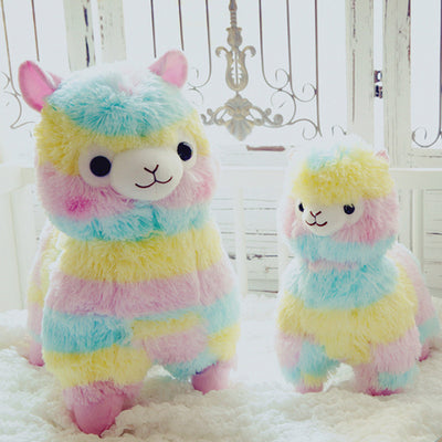 Peluche Alpaca Arcoíris - Juguete Suave y Colorido - Image 5