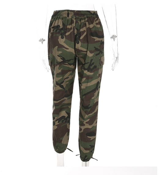 Overol Cargo Mujer con Diseño Camuflaje y Cierre Funcional - Image 5