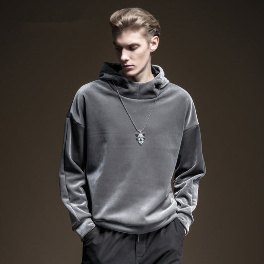 Chaqueta con Logo y Capucha de Terciopelo Grueso - Image 3