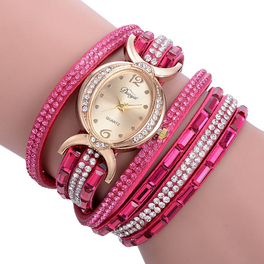 Reloj de Pulsera para Mujer con Brillantes - Elegancia Casual - Image 10